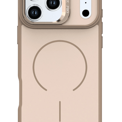 iPhone 17 Pro Max/18 Pro Max Flexa Magsafe Kapak Kılıf - Gold 3