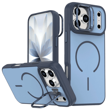 iPhone 17 Pro Max/18 Pro Max Flexa Magsafe Kapak Kılıf - Mavi