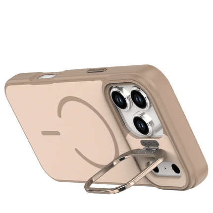 iPhone 17 Pro Max/18 Pro Max Flexa Magsafe Kapak Kılıf - Gold 2