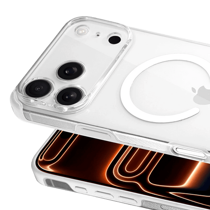 iPhone 17 Pro Max/18 Pro Max HBC-430 Qutang Magsafe Kapak Kılıf - Beyaz 2