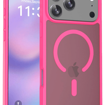 iPhone 17 Pro Max/18 Pro Max Jota Magsafe Kapak Kılıf - Rose