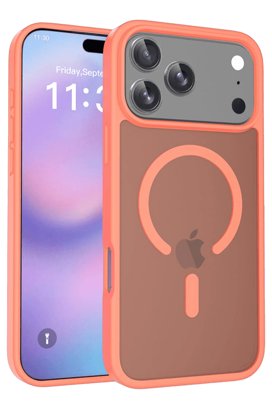 iPhone 17 Pro Max/18 Pro Max Jota Magsafe Kapak Kılıf - Turuncu