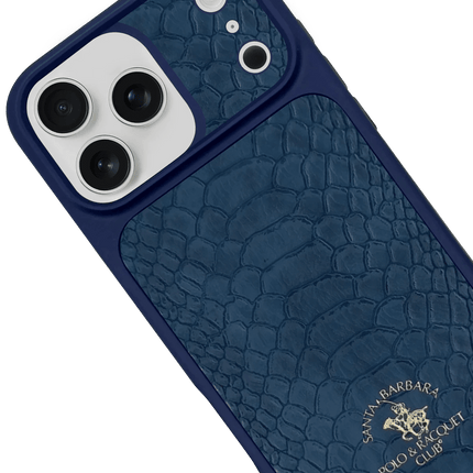 iPhone 17 Pro Max/18 Pro Max Knight Deri Kapak Kılıf - Lacivert 2