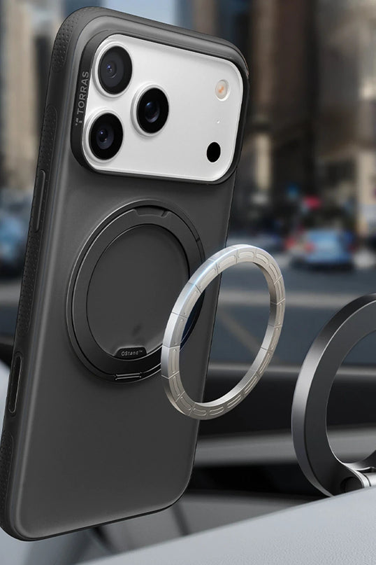 iPhone 17 Pro Max/18 Pro Max O Stand R Fitness Serisi Magsafe Kılıf - Siyah 7