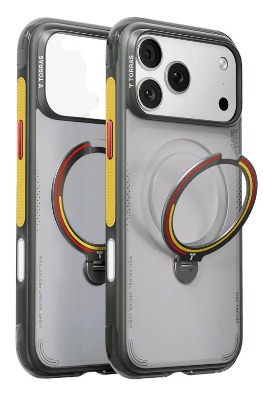 iPhone 17 Pro Max/18 Pro Max OStand Q3 Air World Cup Serisi Magsafe Kılıf - Gri