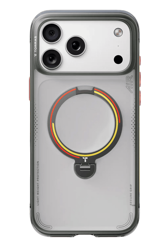 iPhone 17 Pro Max/18 Pro Max OStand Q3 Air World Cup Serisi Magsafe Kılıf - Gri 4