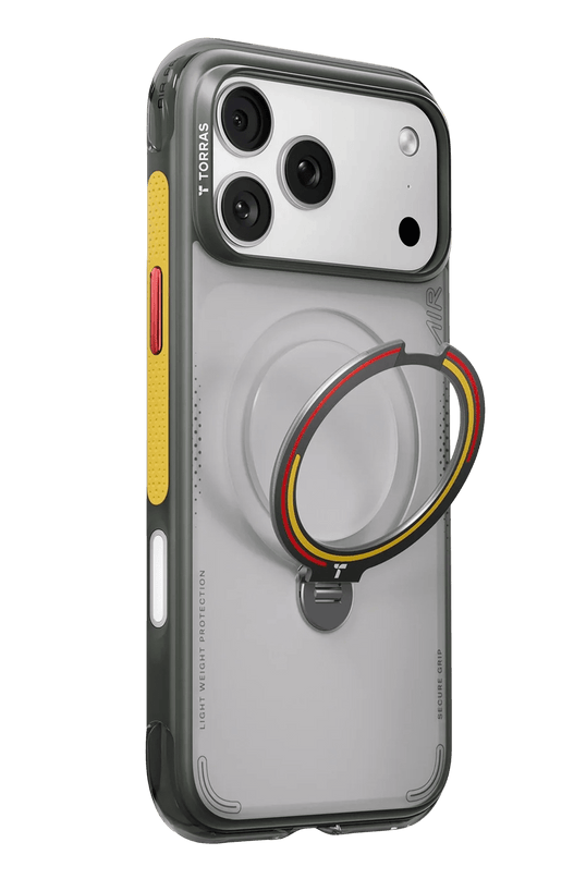 iPhone 17 Pro Max/18 Pro Max OStand Q3 Air World Cup Serisi Magsafe Kılıf - Gri 3