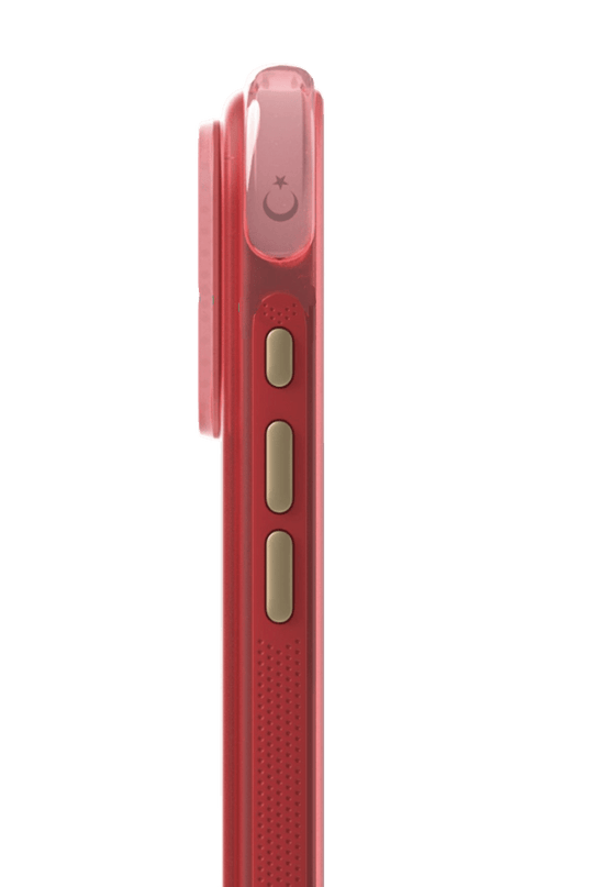 iPhone 17 Pro Max/18 Pro Max OStand Q3 Air World Cup Serisi Magsafe Kılıf - Kırmızı 4
