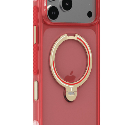 iPhone 17 Pro Max/18 Pro Max OStand Q3 Air World Cup Serisi Magsafe Kılıf - Kırmızı 3