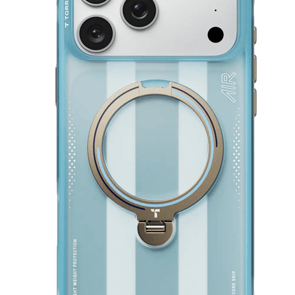 iPhone 17 Pro Max/18 Pro Max OStand Q3 Air World Cup Serisi Magsafe Kılıf - Açık Mavi 4