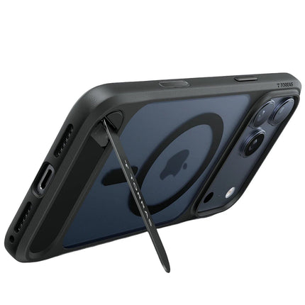 iPhone 17 Pro Max/18 Pro Max P Stand Serisi Magsafe Kılıf - Siyah 3