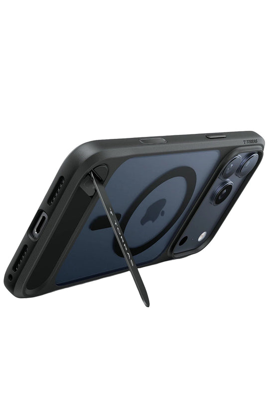 iPhone 17 Pro Max/18 Pro Max P Stand Serisi Magsafe Kılıf - Siyah 3