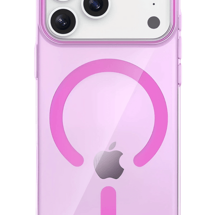iPhone 17 Pro Max/18 Pro Max PC Blank Magsafe Kapak Kılıf - Pembe