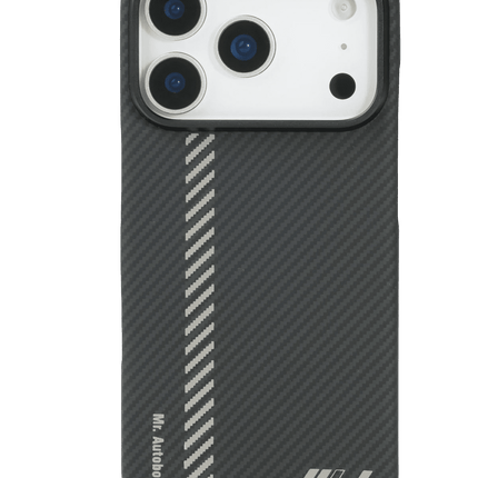 iPhone 17 Pro Max/18 Pro Max Pure Kevlar Magsafe Kapak Kılıf - Gri 3