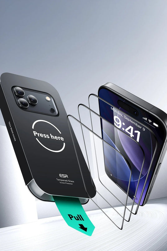 iPhone 17 Pro Max/18 Pro Max UltraFit Classic 2 Adet Cam Ekran Koruyucu 3