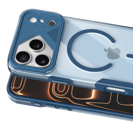 iPhone 17 Pro Max/18 Pro Max Zinko Magsafe Kapak Kılıf - Lacivert 2