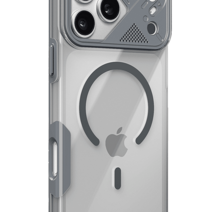iPhone 17 Pro Max/18 Pro Max Zinko Magsafe Kapak Kılıf - Titan Gri 3