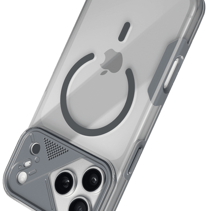 iPhone 17 Pro Max/18 Pro Max Zinko Magsafe Kapak Kılıf - Titan Gri 4