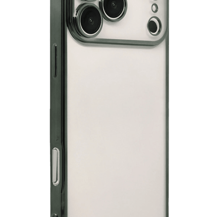 iPhone 17 Pro Razer Lensli Silikon Kılıf - Yeşil 2