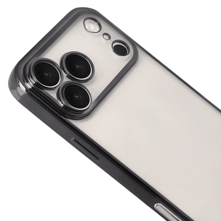 iPhone 17 Pro Razer Lensli Silikon Kılıf - Siyah 3