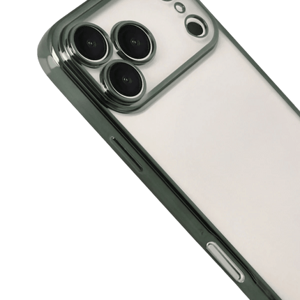 iPhone 17 Pro Razer Lensli Silikon Kılıf - Yeşil 3
