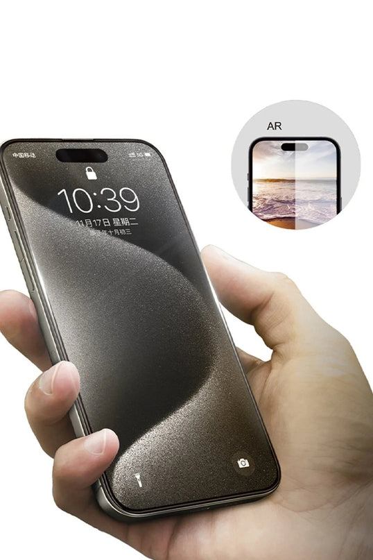 iPhone 17 Pro/18 Pro 3D Anti Reflection AR Ultra HD Cam Ekran Koruyucu 3