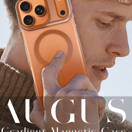 iPhone 17 Pro/18 Pro Augus Magsafe Kapak Kılıf - Turuncu 3