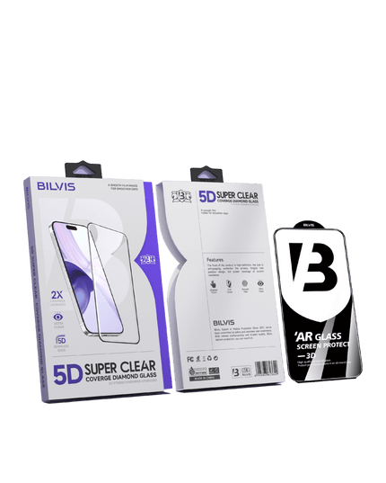iPhone 17 Pro/18 Pro Bilvis 5D Super Clear Diamond Cam Ekran Koruyucu 6