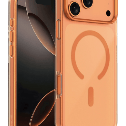 iPhone 17 Pro/18 Pro Dazzle Pro Matte Magsafe Kılıf - Turuncu