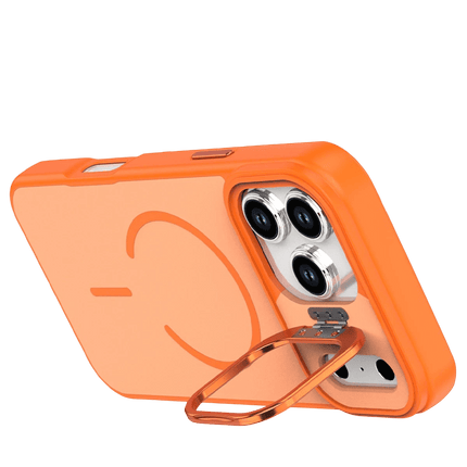 iPhone 17 Pro/18 Pro Flexa Magsafe Kapak Kılıf - Turuncu 2