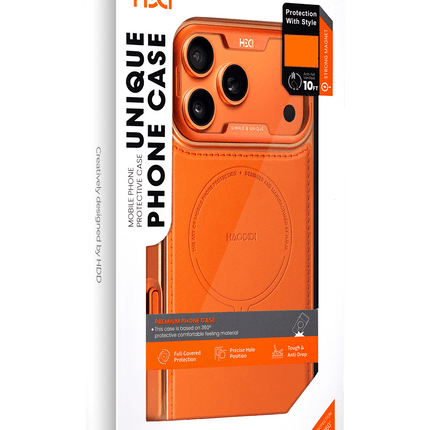 iPhone 17 Pro/18 Pro HBC-465 Carnallite Magsafe Kapak Kılıf - Mavi 4
