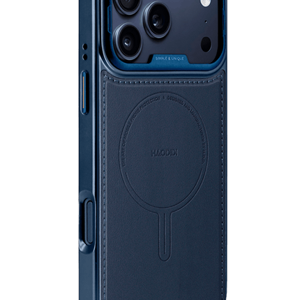 iPhone 17 Pro/18 Pro HBC-465 Carnallite Magsafe Kapak Kılıf - Mavi 2