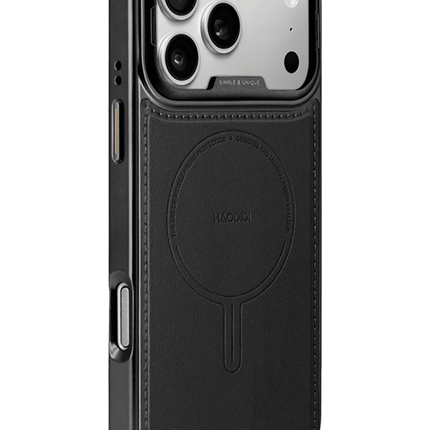 iPhone 17 Pro/18 Pro HBC-465 Carnallite Magsafe Kapak Kılıf - Siyah 2