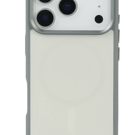 iPhone 17 Pro/18 Pro IRIS Matte Pure Glass Magsafe Kapak Kılıf - Titan Gri 2