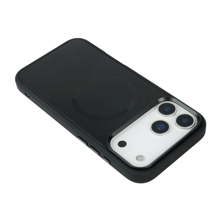 iPhone 17 Pro/18 Pro IRIS Matte Pure Glass Magsafe Kapak Kılıf - Siyah 5