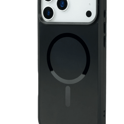 iPhone 17 Pro/18 Pro IRIS Matte Pure Glass Magsafe Kapak Kılıf - Siyah 2