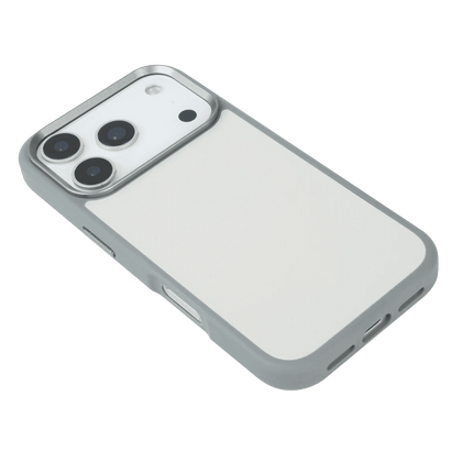 iPhone 17 Pro/18 Pro IRIS Matte Pure Glass Magsafe Kapak Kılıf - Titan Gri 6