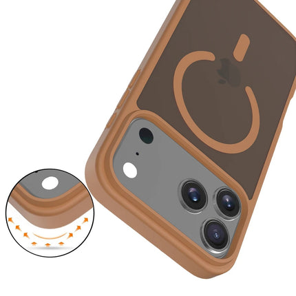 iPhone 17 Pro/18 Pro Jota Magsafe Kapak Kılıf - Çöl Titanyum 4