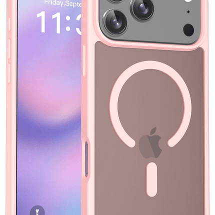 iPhone 17 Pro/18 Pro Jota Magsafe Kapak Kılıf - Pudra