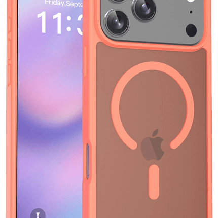 iPhone 17 Pro/18 Pro Jota Magsafe Kapak Kılıf - Turuncu