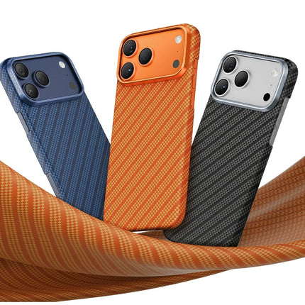 iPhone 17 Pro/18 Pro Kevlar Robin Magsafe Kılıf - Siyah 5