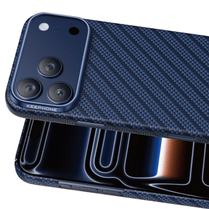 iPhone 17 Pro/18 Pro Kevlar Robin Magsafe Kılıf - Lacivert 2