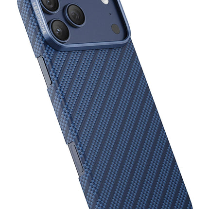 iPhone 17 Pro/18 Pro Kevlar Robin Magsafe Kılıf - Lacivert 4