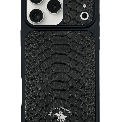 iPhone 17 Pro/18 Pro Knight Deri Kapak Kılıf - Siyah