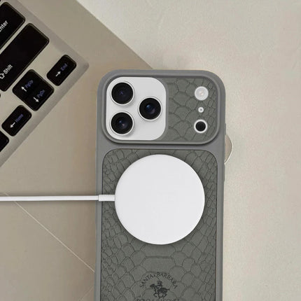 iPhone 17 Pro/18 Pro Knight Deri Kapak Kılıf - Lacivert 4