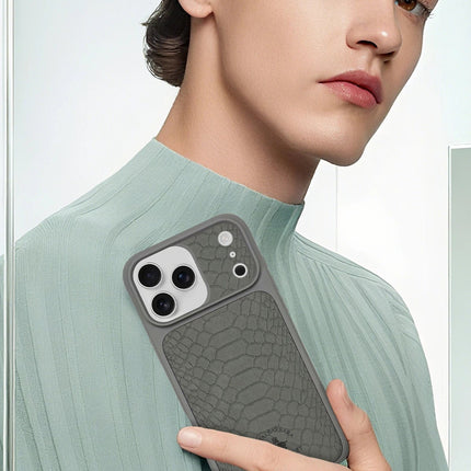 iPhone 17 Pro/18 Pro Knight Deri Kapak Kılıf - Lacivert 5