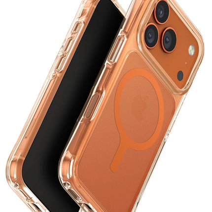iPhone 17 Pro/18 Pro LifePro Xtreme Classic Magsafe Kapak Kılıf - Turuncu 3