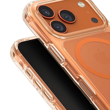 iPhone 17 Pro/18 Pro LifePro Xtreme Classic Magsafe Kapak Kılıf - Turuncu 2