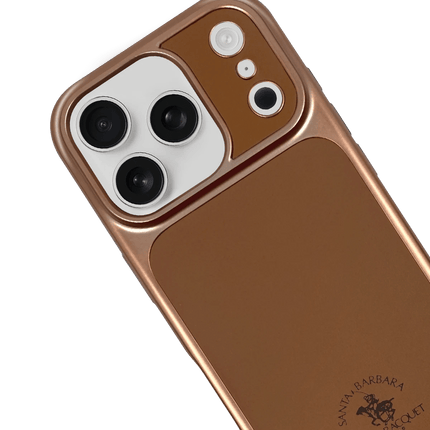 iPhone 17 Pro/18 Pro Lucas Kapak Kılıf - Gold 2