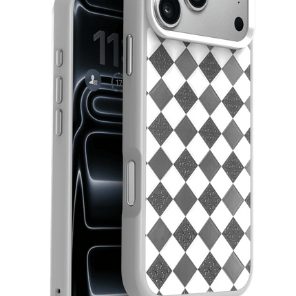 iPhone 17 Pro/18 Pro Luxury Matte Glass Magsafe Kapak Kılıf - Gri